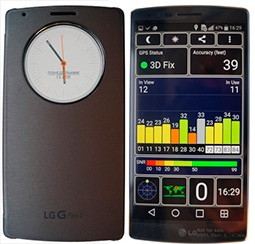 LG G Flex 2 тест GPS