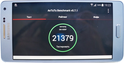 фото Samsung Galaxy A5 тест AnTuTu