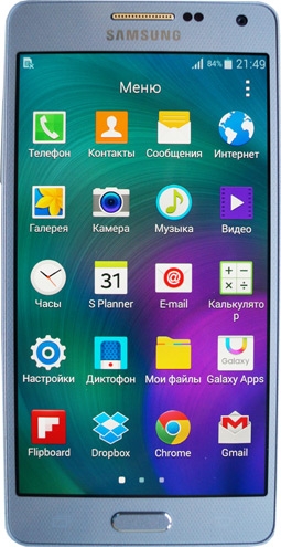 Samsung Galaxy A5 меню
