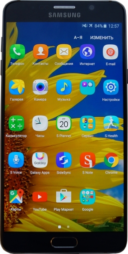 Samsung Galaxy Note 5 меню