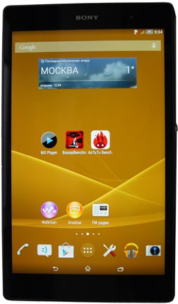 Sony Xperia Z3 Tablet Compact рабочий стол