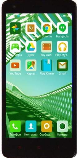 Xiaomi Redmi 2 меню