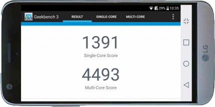 фото LG G5 SE тест GeekBench 3