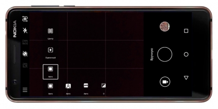 фото Nokia 3.1 Интерфейс камеры