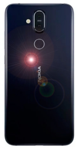 Nokia 8.1 вид сзади