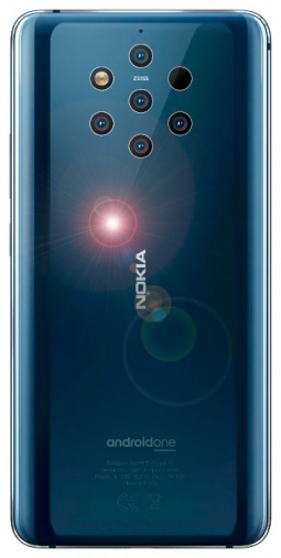 Nokia 9 PureView вид сзади