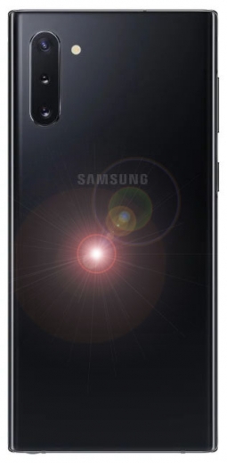 Samsung Galaxy Note 10 вид сзади