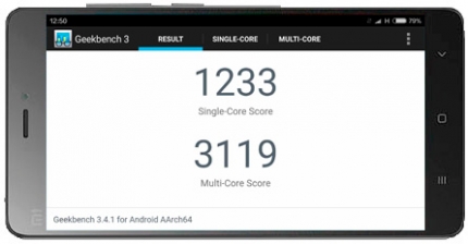 фото Xiaomi Mi 4s тест GeekBench 3
