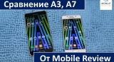 Плашка видеосравнения в котором участвует Samsung Galaxy A7 SM-A710F (2016)