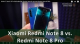 Плашка видеосравнения в котором участвует Xiaomi Redmi Note 8