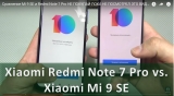 Плашка видеосравнения в котором участвует Xiaomi Redmi Note 7 Pro