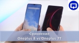 Плашка видеосравнения в котором участвует OnePlus 8