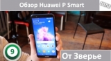 Плашка видео обзора 3 Huawei P Smart