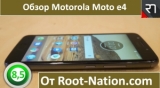 Плашка видео обзора 4 Motorola Moto E4