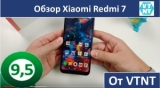 Плашка видео обзора 1 Xiaomi Redmi 7